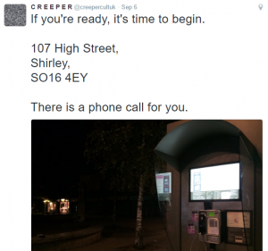 Creeper on Twitter