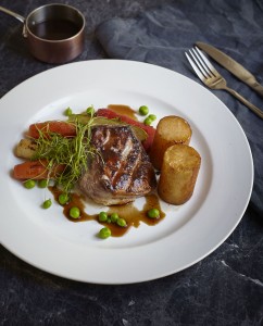 A beef dish served No. 34, which is based at The Orchid Hotel in Gervis Road. The restaurant has 40 covers and boasts a menu focusing on high-quality ingredients used in simple dishes, which are packed full of flavour. Christina Joannides, operations manager of No. 34, aims for the restaurant to become a destination for foodies in Bournemouth.
